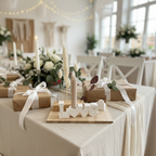 Hochzeits-Geschenkset „Love & Licht“ mit Mini FlowerBar, Kerze und Gutscheinhalter