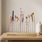 Personalisiertes Abschiedsgeschenk - FlowerBar "Blumenwiese" mit Gravur