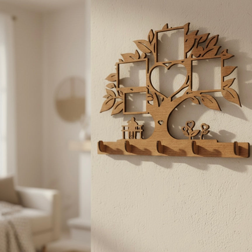 Geschenk Valentinstag Lieblingsmomente – Schlüsselbrett mit Herz