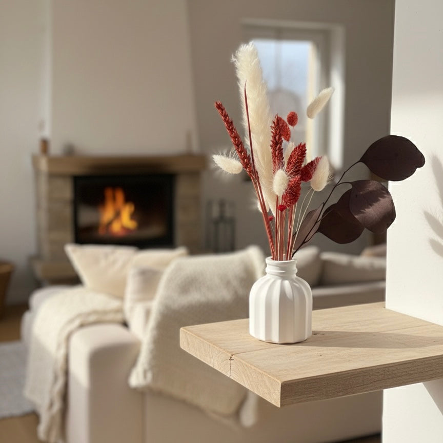 Geschenkset Valentinstag Infinity – Vase mit Herzschale