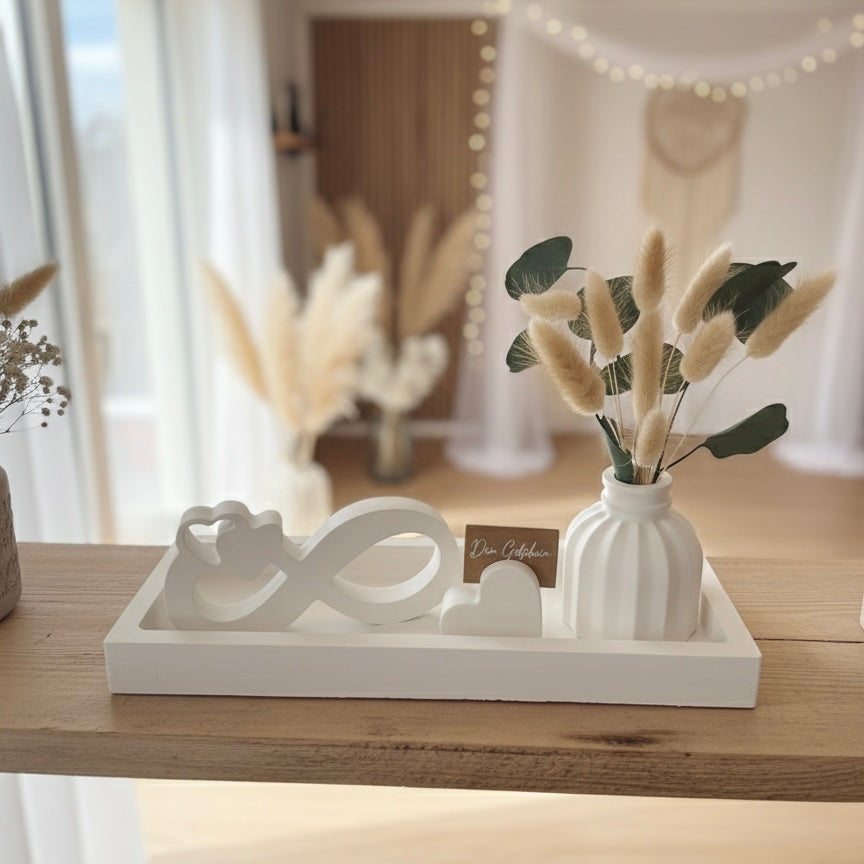Hochzeits-Geschenkset „Ewige Liebe“ – mit Gutscheinhalter