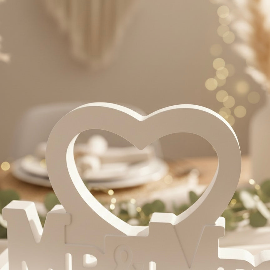 Hochzeits-Geldgeschenk Set „Mr & Mrs" mit Gutscheinhalter