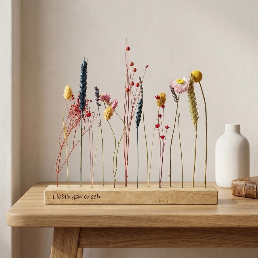 FlowerBar® Blumenwiese mit Gravur - bunt