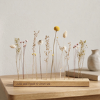 Personalisiertes Hochzeitsgeschenk - FlowerBar "Sommerwiese" mit Gravur