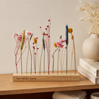 Personalisiertes Abschiedsgeschenk - FlowerBar "Blumenwiese" mit Gravur