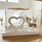 Hochzeits-Geldgeschenk Set „Mr & Mrs" mit Gutscheinhalter
