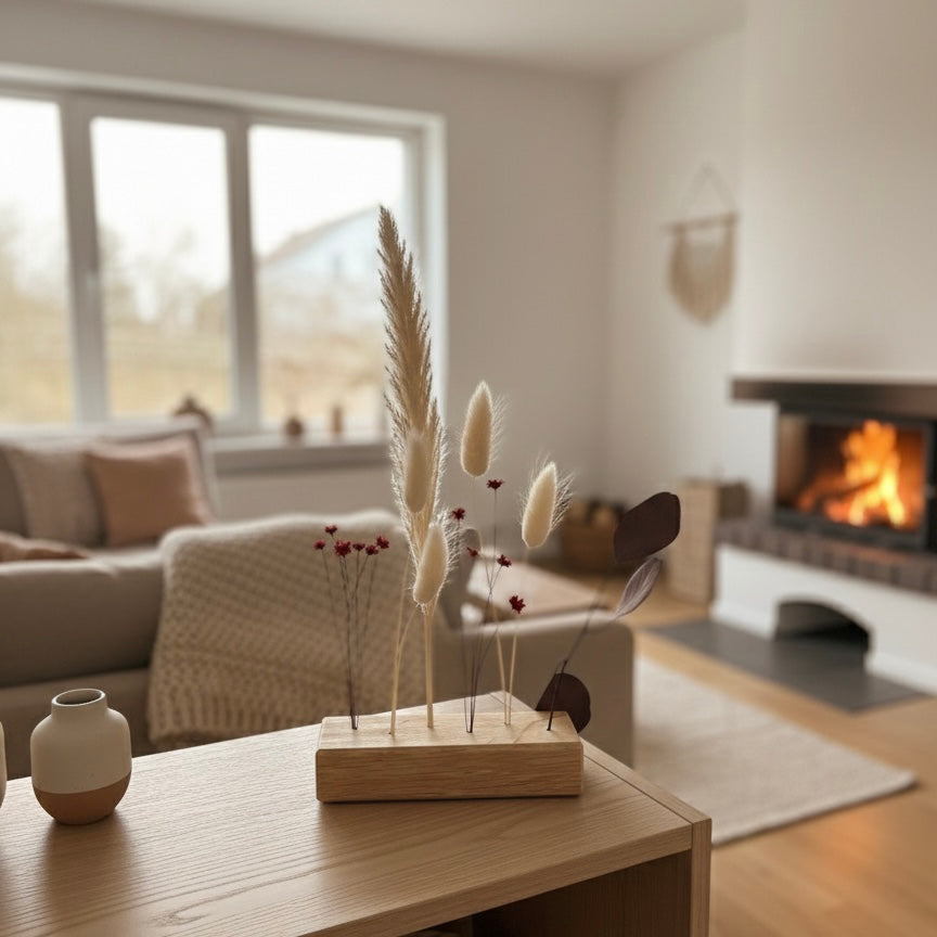 FlowerBar® "Besinnlichkeit" - Warme Rottöne und schlichtes weiß