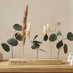 Personalisiertes Abschiedsgeschenk – gravierte FlowerBar "Fernweh“
