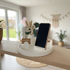 Geschenkset Geburtstag mit Trockenblumen, Blumenvase & Handyhalter – Handmade