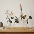 Personalisiertes Hochzeitsgeschenk – gravierte FlowerBar "Fernweh“