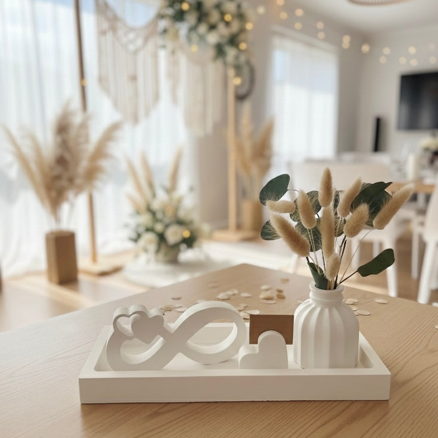 Hochzeits-Geschenkset „Ewige Liebe“ – mit Gutscheinhalter