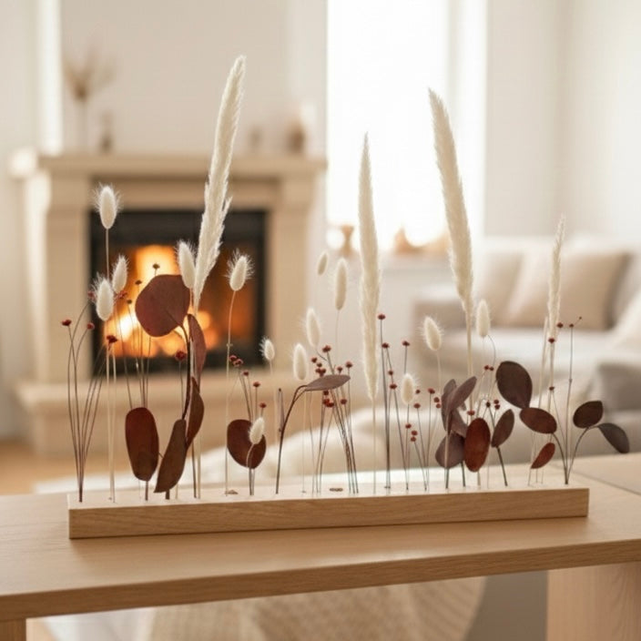 FlowerBar® "Besinnlichkeit" - Warme Rottöne und schlichtes weiß