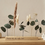 Personalisiertes Abschiedsgeschenk – gravierte FlowerBar "Fernweh“