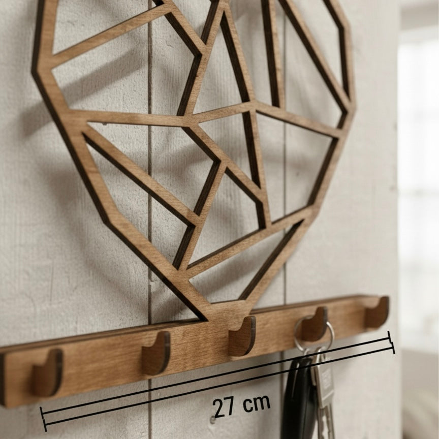 Geschenk Valentinstag Herzensplatz – Schlüsselbrett mit Herz