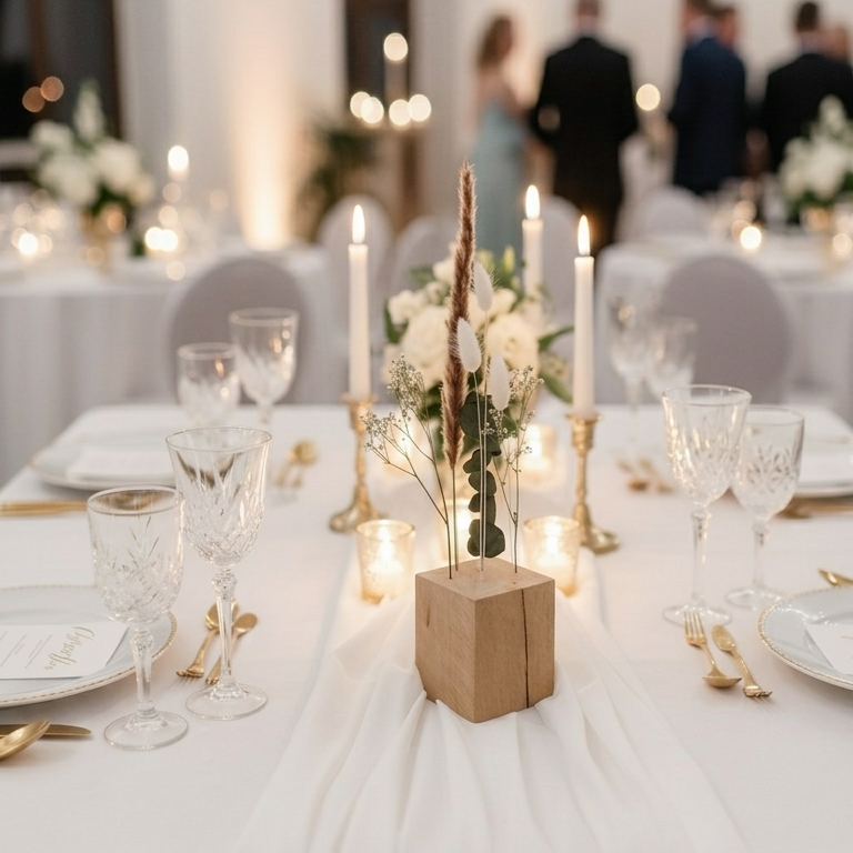 FlowerBar® CUBE "Fernweh" - modernes Trockenblumen-Arrangement