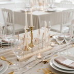 FlowerBar® „Zuckerwatte“ – moderne Flowerbar® Tischdekoration für Hochzeiten & stilvolle Tafeln