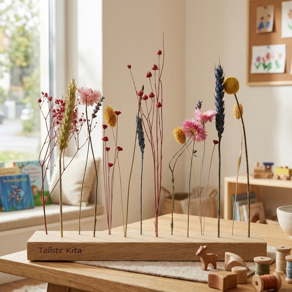 Personalisiertes Abschiedsgeschenk - FlowerBar "Blumenwiese" mit Gravur