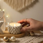 Handmade Krippen-Set auf Tablett