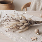 FlowerBar® Schneehase - Sanftes weiß und Silberglanz