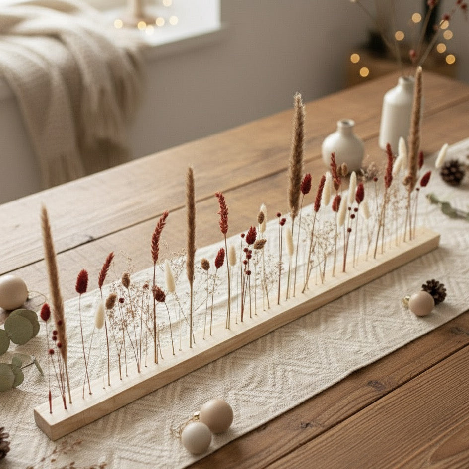 FlowerBar® "Bescherung" - Ein Weihnachtszauber aus Rot, Weiß und Kupfer