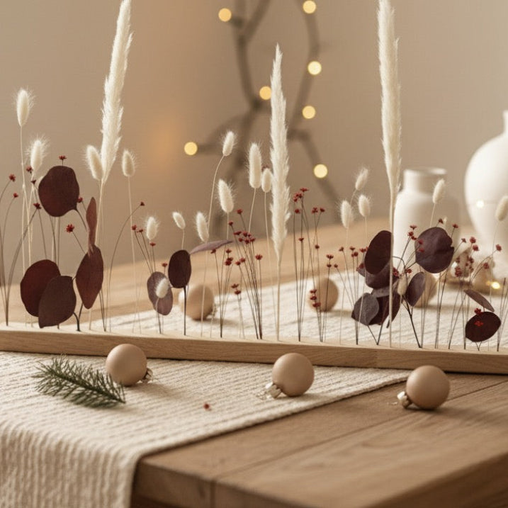 FlowerBar® "Besinnlichkeit" - Warme Rottöne und schlichtes weiß