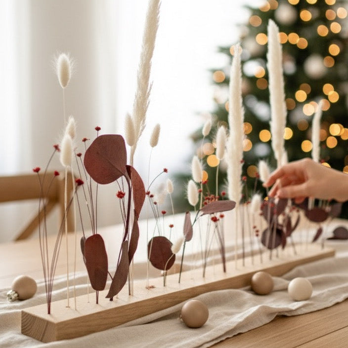 FlowerBar® "Besinnlichkeit" - Warme Rottöne und schlichtes weiß