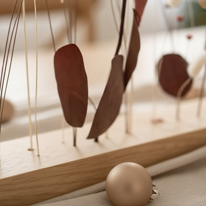 FlowerBar® "Besinnlichkeit" - Warme Rottöne und schlichtes weiß