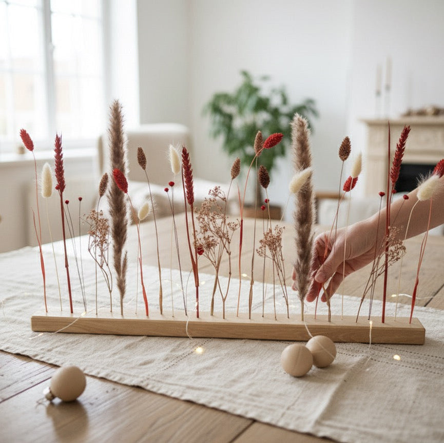 FlowerBar® "Bescherung" - Ein Weihnachtszauber aus Rot, Weiß und Kupfer