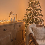 Handmade Dekobox Mini Krippe mit Trockenblumen