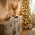 Handmade Adventskranz „Winterdorf“ groß