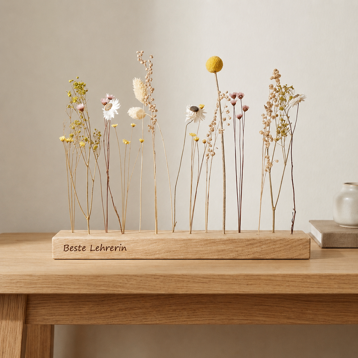 Personalisiertes Abschiedsgeschenk - FlowerBar "Sommerwiese" mit Gravur