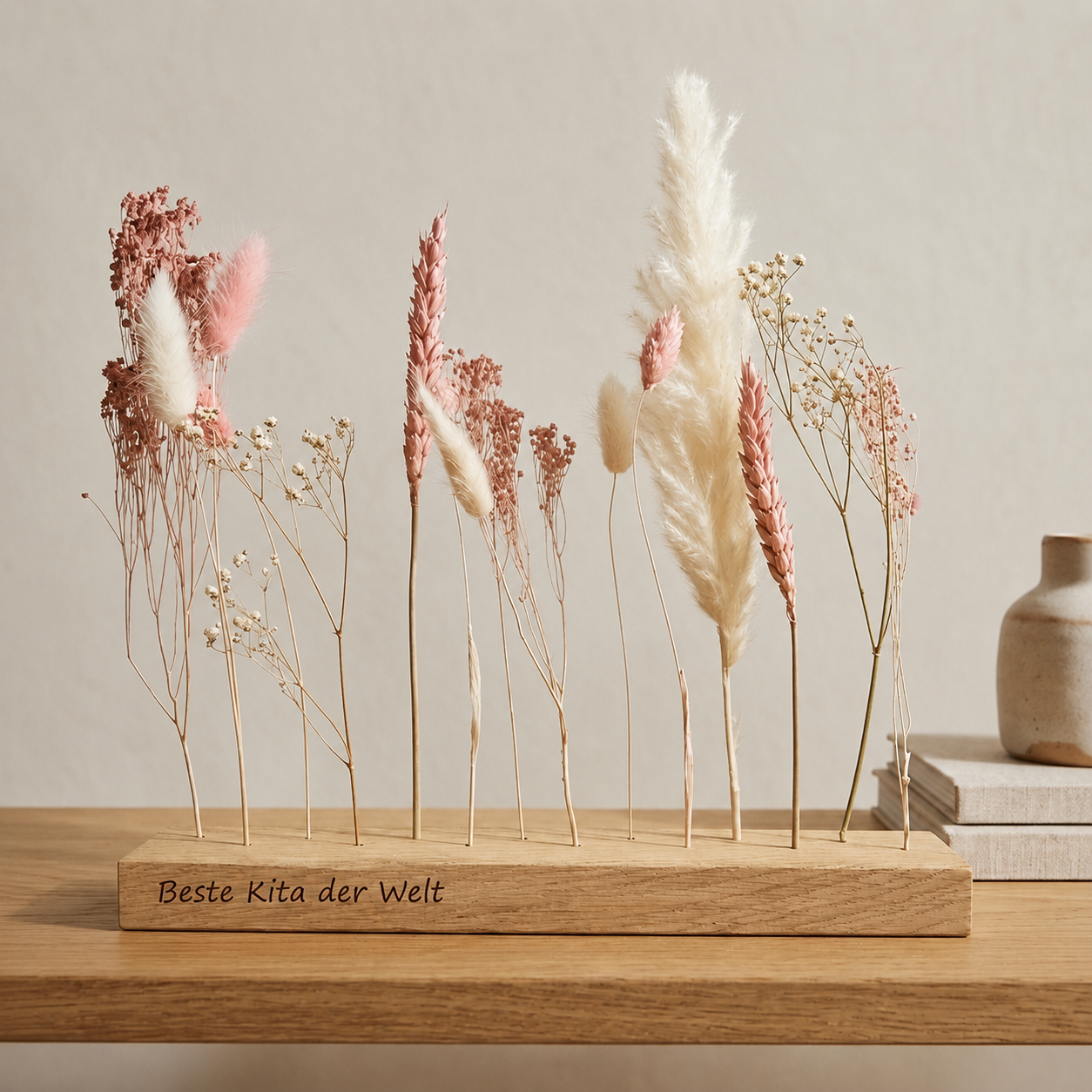 Personalisiertes Abschiedsgeschenk - gravierte FlowerBar "Zuckerwatte"