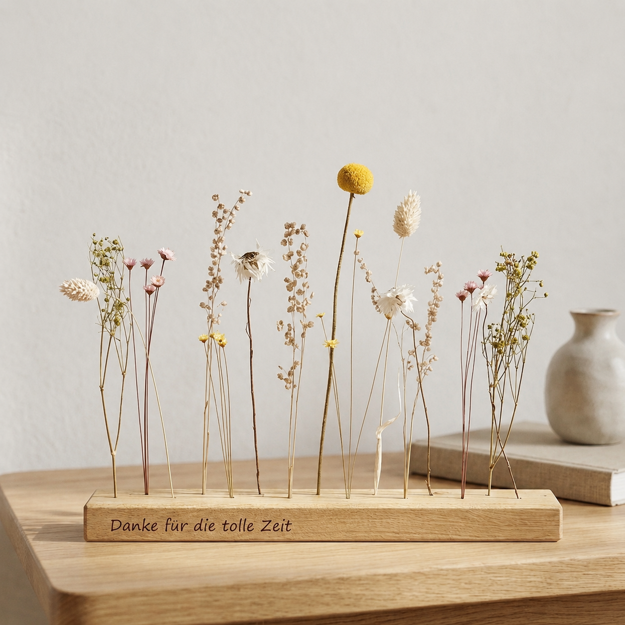 Personalisiertes Abschiedsgeschenk - FlowerBar "Sommerwiese" mit Gravur