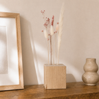 Personalisierter Flowerbar Cube mit Fingerabdruck Herz – Hochzeitsgeschenk