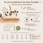 Personalisiertes Abschiedsgeschenk - FlowerBar "Sommerwiese" mit Gravur