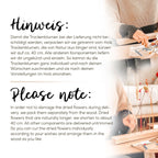 FlowerBar® Memories "Fernweh" Trockenblumen Flowergram & edle Eiche, Holz Arrangement, getrocknete Blumen, haltbar, Fotohalter