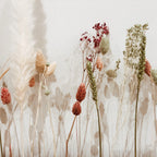 FlowerBar® "Dolce Vita" Trockenblumen Flowergram & edle Eiche, Holz Arrangement, getrocknete Blumen, haltbar