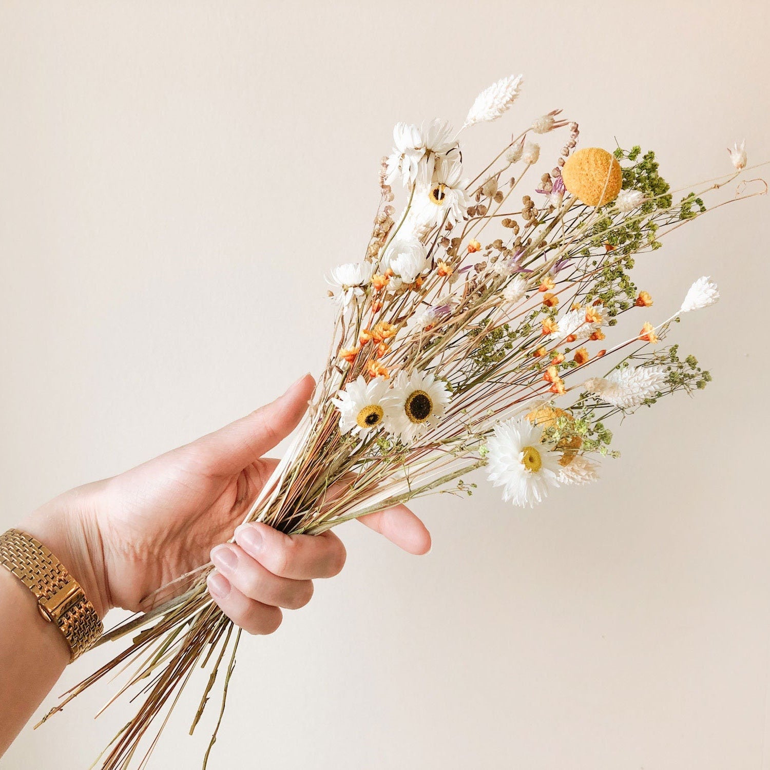 Tauschpaket Blumen FlowerBar® "Sommerwiese" Trockenblumen haltbar, nachhaltig getrocknete Blumen, Blumenpaket für Holzleiste