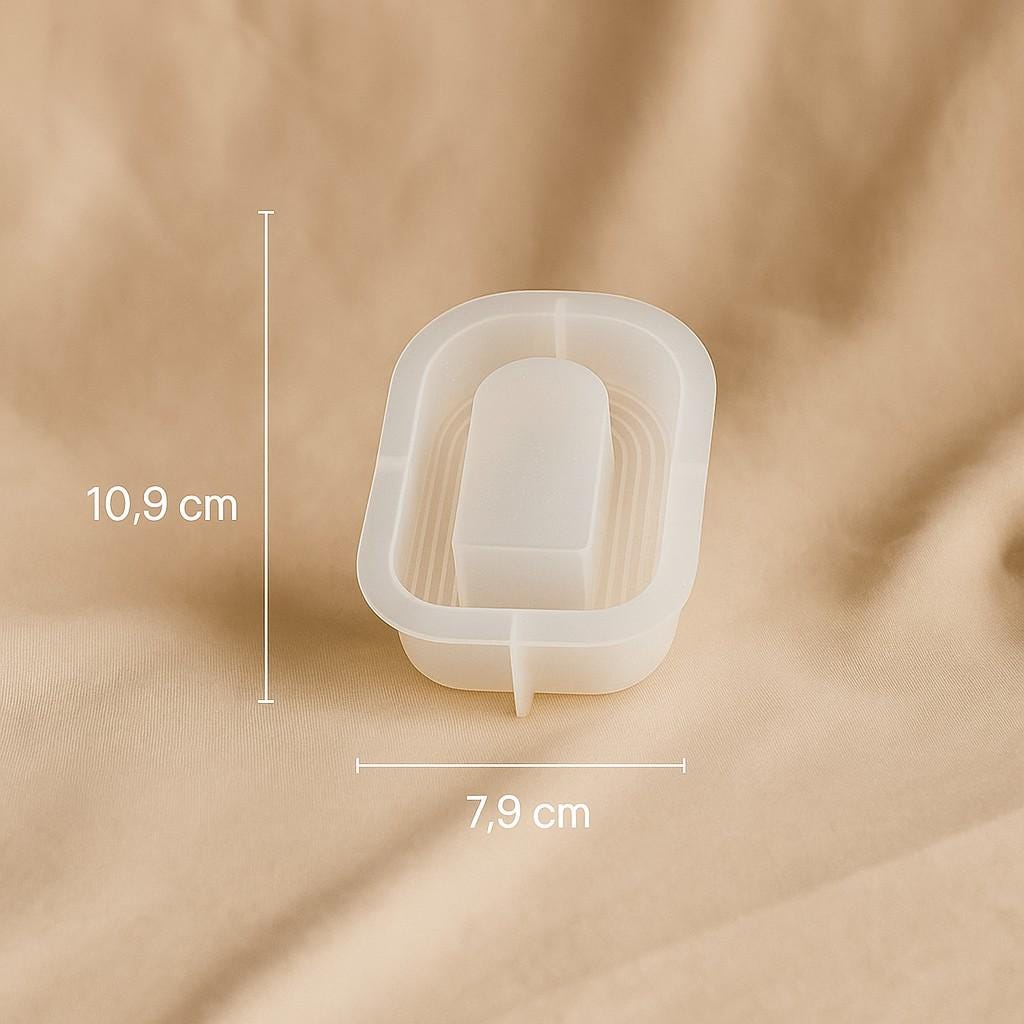 Silikonform „Lichtbogen“ – DIY Gießform aus Silikon für Kreativbeton, Harz oder Gießmasse