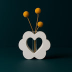 Silikonform „Blütenlicht“ – DIY Vase selber gießen - Gießform aus Silikon für Kreativbeton, Harz oder Gießmasse