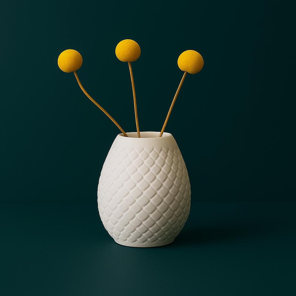 Silikonform „Blätterspiel“ – DIY Gießform aus Silikon für Vasen - Für Kreativbeton, Harz oder Gießmasse