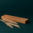 FlowerBar® Memories Holzleiste – DIY Karten- & Trockenblumenhalter aus Eiche zur kreativen Gestaltung