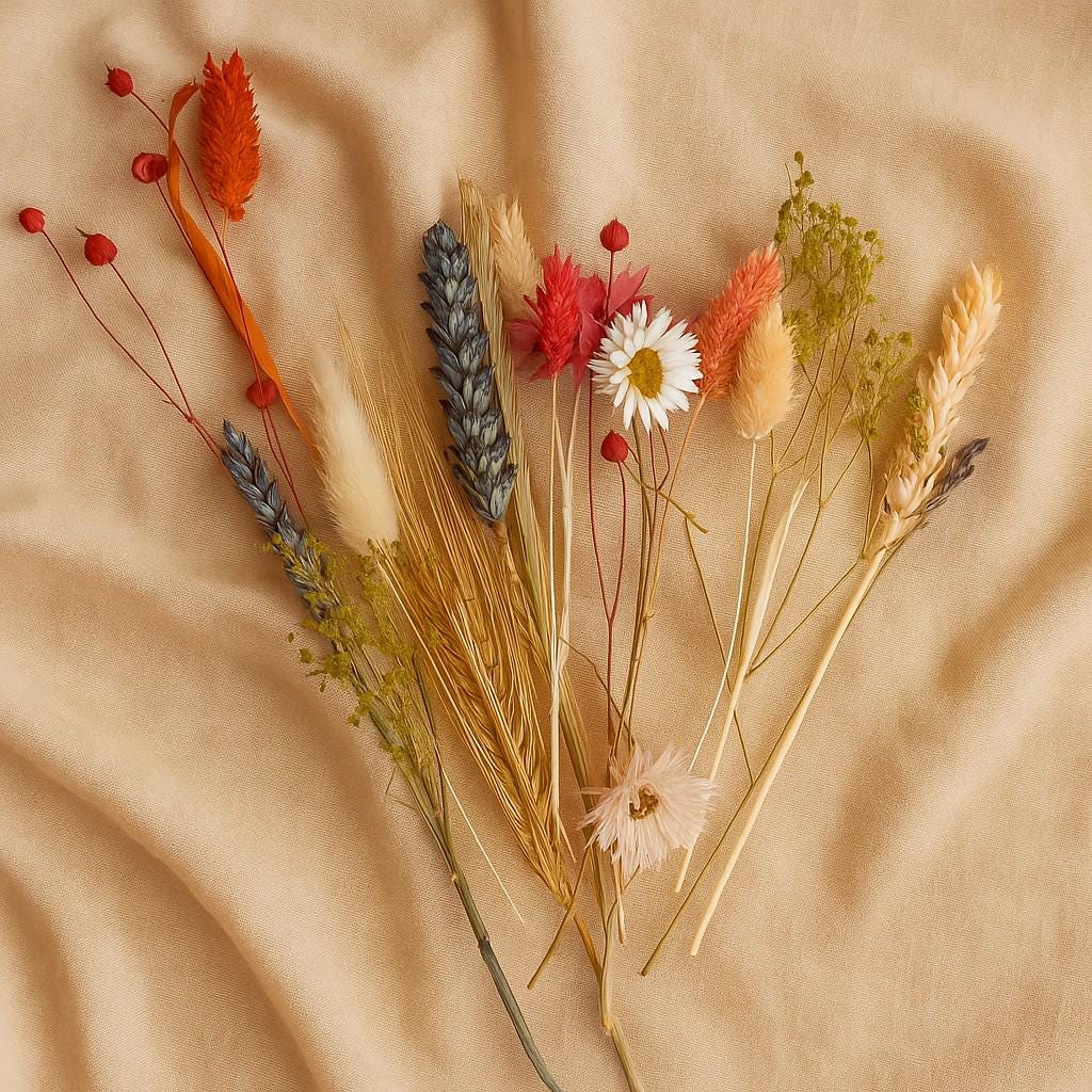 Trockenblumen Set – Überraschungstüte für DIY-Deko & Mini-Vasen