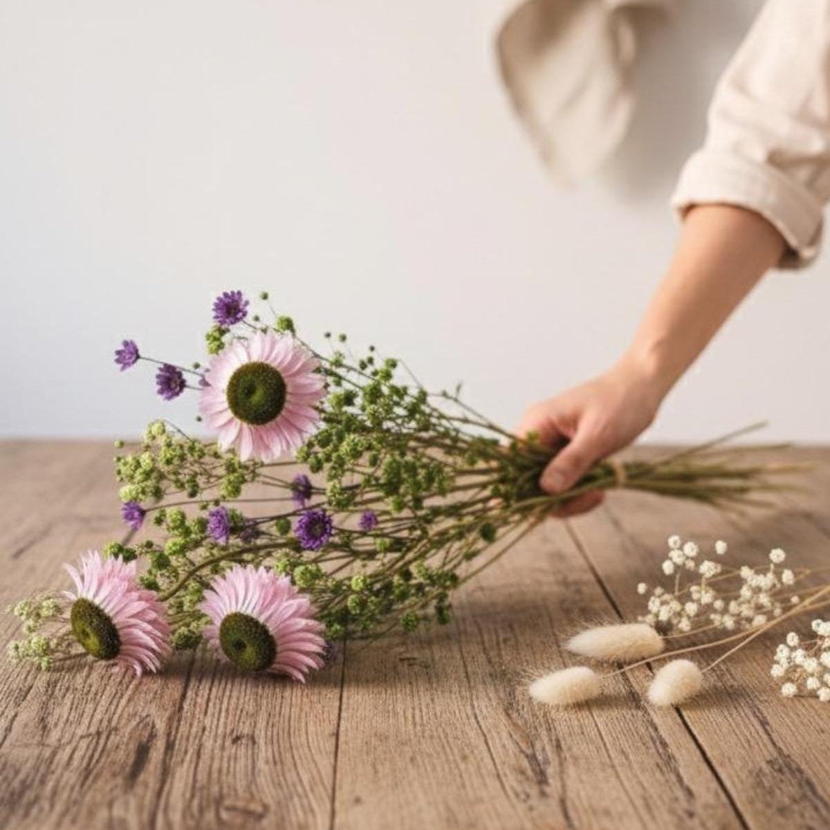Tauschpaket Blumen Flowerbar® "Fliederleicht" Trockenblumen haltbar