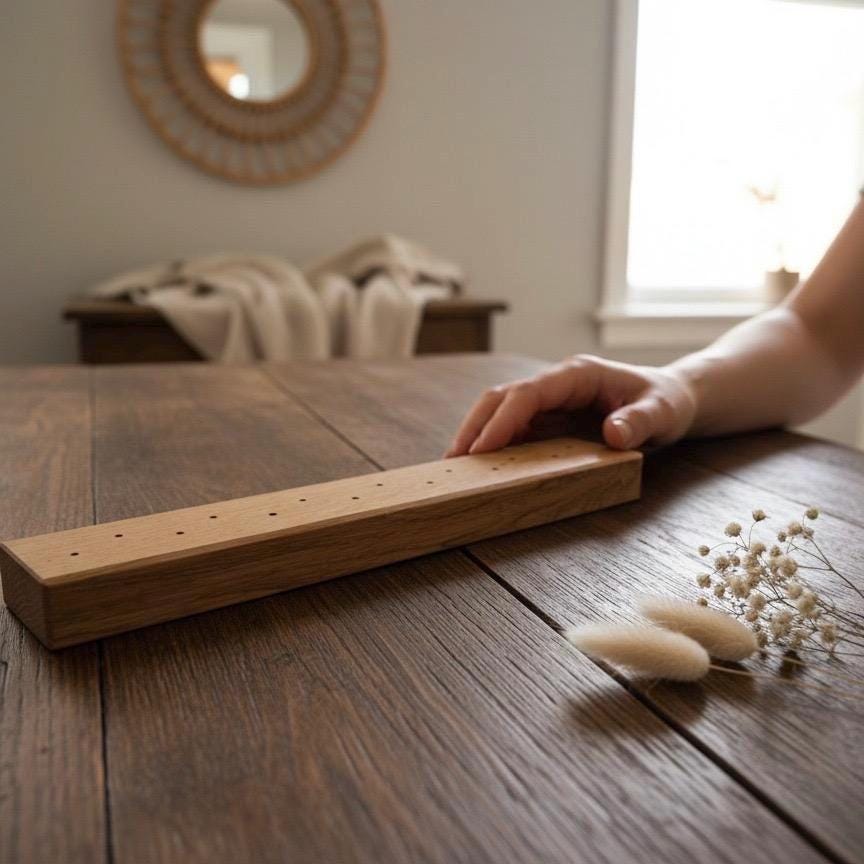 DIY FlowerBar® Holzleiste für Trockenblumen Dekoration, Geschenkidee, minimalistisch