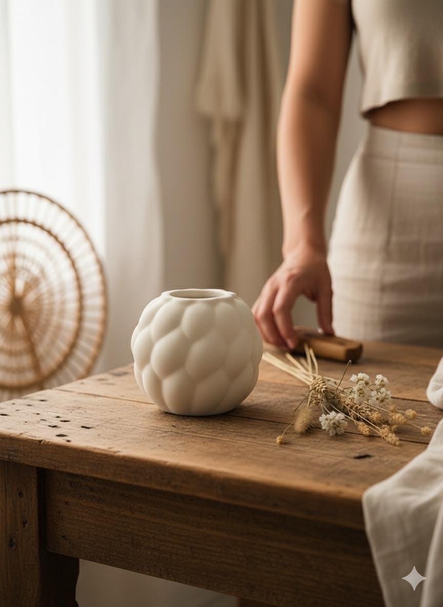 Silikonform „Honigsammler“ – DIY Gießform aus Silikon für Kreativbeton, Harz oder Gießmasse