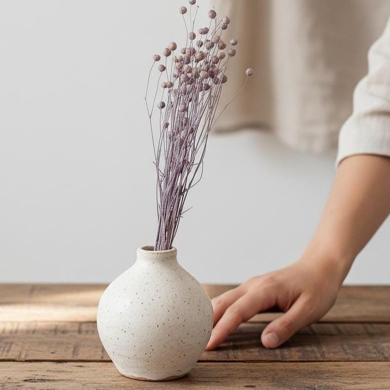 Trockenblumen Lila | Phalaris, Glixia, Broom & Lagurus | Deko, Hochzeit, FLowerBar und DIY