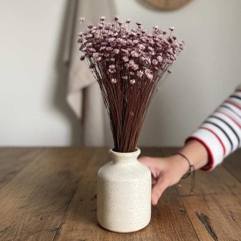 Trockenblumen Lila | Phalaris, Glixia, Broom & Lagurus | Deko, Hochzeit, FLowerBar und DIY