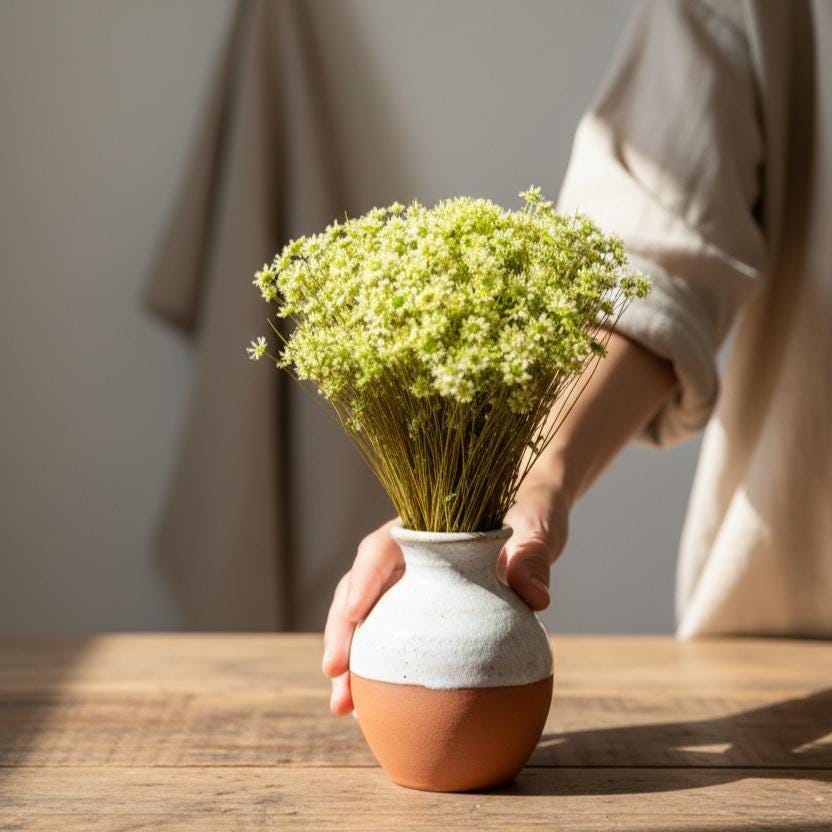 Trockenblumen grün | Glixia, Schleierkraut, Phalaris, Eukalyptus, Weizen | Deko, FlowerBar, Hochzeit & DIY