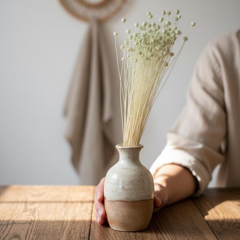 Trockenblumen grün | Glixia, Schleierkraut, Phalaris, Eukalyptus, Weizen | Deko, FlowerBar, Hochzeit & DIY